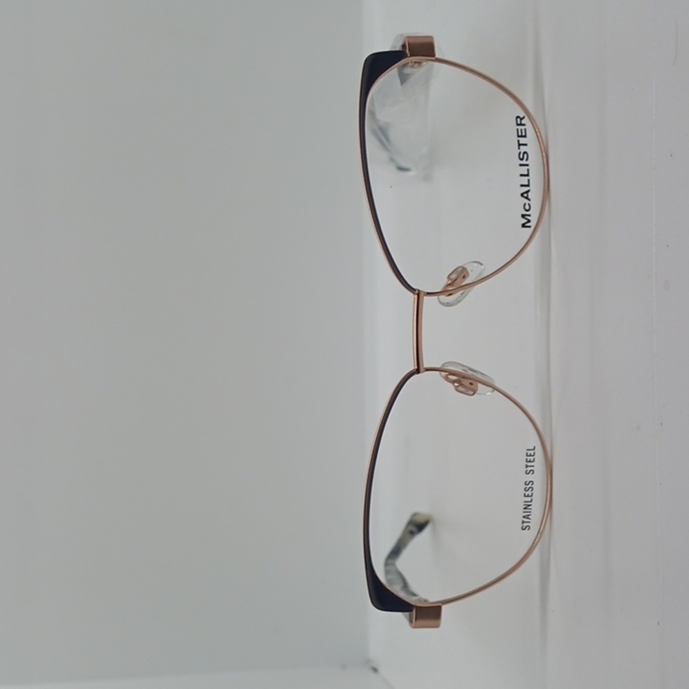 NWT WOMEN'S MCALLISTER EYEGLASS FRAMES MC4520 ROSE GOLD